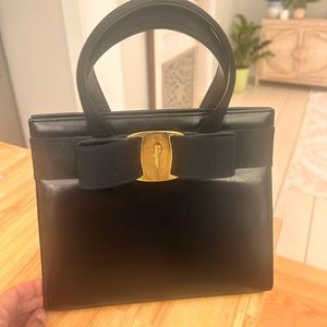 Salvatore Ferragamo Authentic Vintage Vara Handbag